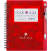 Gold Bond Bedrock Red Business Card Stone Paper Notebook