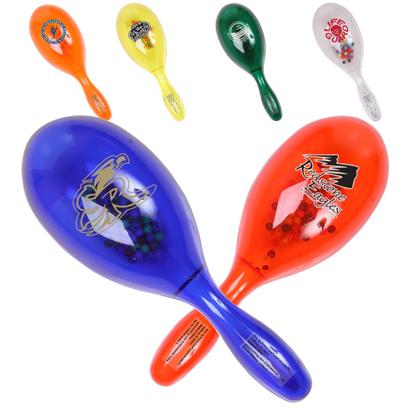 Primeline Orange Translucent Maracas