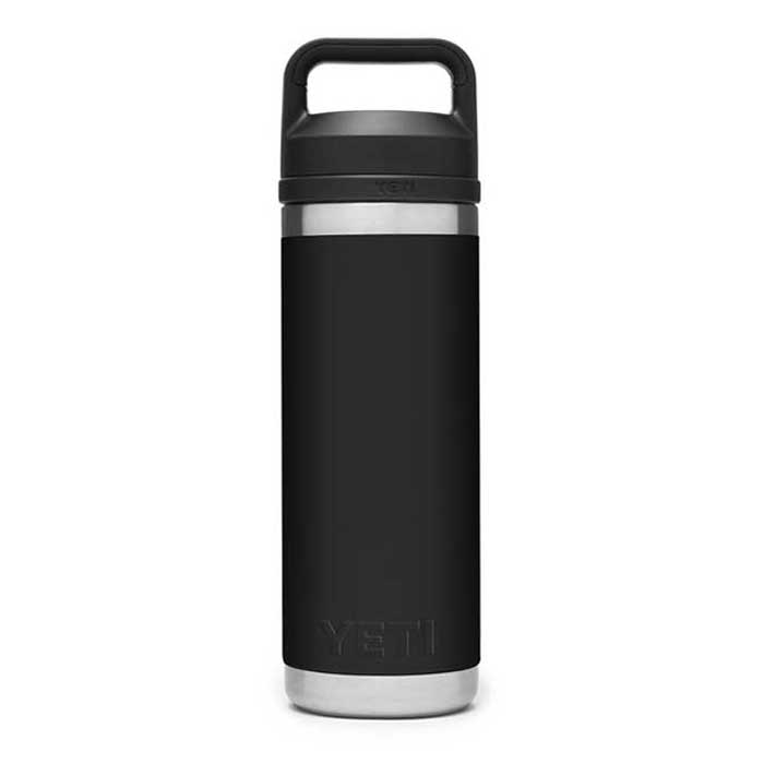 Quick Ship YETI Black 18 oz. Chug Cap Bottle