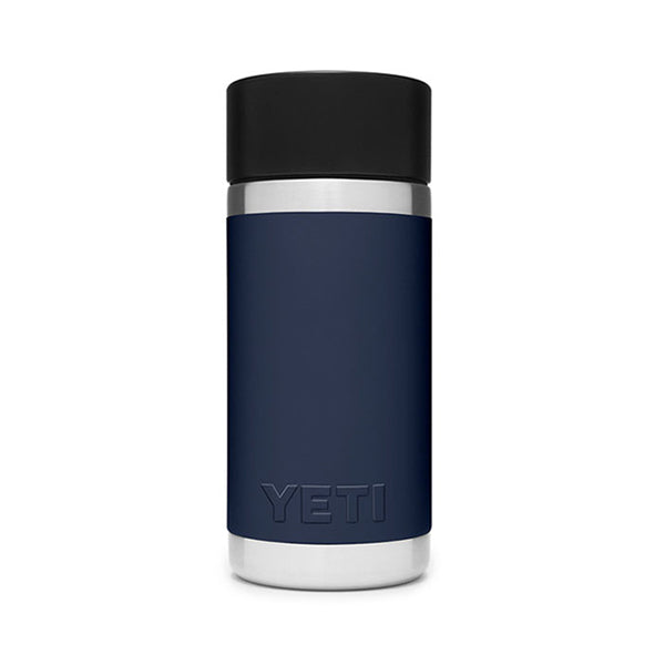 YETI Navy Rambler 12 oz Bottle with Hotshot Cap